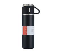 Double Layer Stainless Steel Vacuum Insulated Water Bottle Coffee Mug Thermal Bottle 12H Keeps Hot and Cold Leakproof Suitable for Home Office Outdoor Travel
