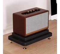 Double Layer Subwoofer Isolation Stand with Fixed Copper Na - Speaker Stands for Studio Monitors Loudspeakers and Subwoofers Dimensions 233×430×8mm