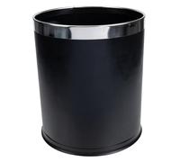 Double Layer Trash Bin Black Plastic Garba Container with Lid Ideal for Office Bathroom & Kitchen Waste ment Slish Home nizat Solut