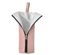 Double Layer Travel Bag - Heat Resistant Case | Curling Iron Dust Bag for RV Makeup Station Bathroom Vanity Table Home Travel Hairstylist, pink, Fare riferimento alla descrizione