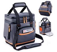 Double-Layer Travel Carrying Case for Jackery Explorer 300/240/160 - Portable Power Station Storage Bag with Molded Bottom, Side Ventilation, Front Pockets for Jackery Accessories & Solar Generator