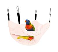 Double Layer Warm Nest for Parakeet - Hammock for Bird Cage - Plush Cage Accessory for Raising, Resting, Playing, Sleeping, Hiding, Perching in Aviarium Indoor Outdoor