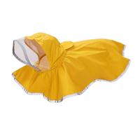 Double Layer Waterproof Dog Raincoat With Adjustable Hooded And Reflective Strips Easy Wear For Rainy Day Protections Dog Raincoat With Reflective Strips