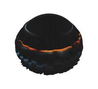 Double layer waterproof shower cap - Mysterious Cosmic Black Holes Elastic Reusable Shower Cap Hair Protector Hat for Women & Men