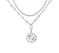Double Layer Women'S Necklace - Engraved Twelve Lucky Animal Coin Protection For Men Women ui