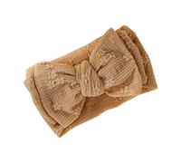 Double-layered Headband With Lovely Bow Accent Stretchy Hairband Girls Headwear Headpiece Sweet Girl Princess Essential