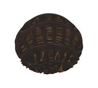 Double Layers Shower Cap For Women, Reusable Elastic Bathing Bath Cap Ancient Egyptian Hieroglyph Hair Caps Waterproof Ladies Spa Salon Shower Hat Hair Caps