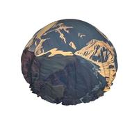 Double Layers Shower Cap For Women, Reusable Elastic Bathing Bath Cap Grand Canyon Arizona Hair Caps Waterproof Ladies Spa Salon Shower Hat Hair Caps