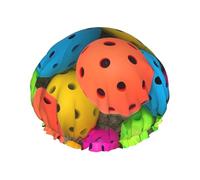 Double Layers Shower Cap For Women, Reusable Elastic Bathing Bath Cap Pickleball Balls Colors Pattern Hair Caps Waterproof Ladies Spa Salon Shower Hat Hair Caps