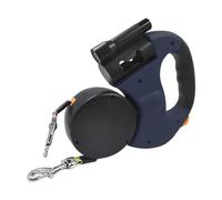 Double Lead For Two Dog, Non Slip Foldable Waterproof LED Lights 360 Degree Rotation Tool, Long Dog Lead, for Camping Outside Walking Beach Hiking Running Ground