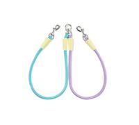 Double Leash Puppy Out One Drag Two Dog Leash(Blue purple)