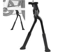 Double Leg Bike Kickstand Center Mount Parking Rack Bike Stick Stand Adjustable Cycling Resting Accessory for Mountain Bike