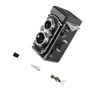 Double Lens Digital Camera with 32GB Storage Card Low Light Feature and Flashing for Travel Photography Traditional Film Camera