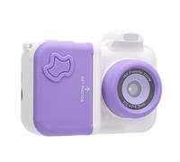 Double Lens Instants Print Camera,3.5Inch Display,Front&Rear Cameras,32GB Card,ABS Material,1300MAH Battery,Easy Photo&Video Print, (Purple White)