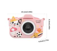 Double Lens Kids Camera 32G Card Reader Adapter Video Auto Focusing Educational Toy Learning Games Design For Children Kids Camera