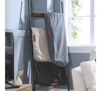 Slumberdown Medium Sherpa Dog Bed Zipped Removable & Washable Replacement/Spare Cover For Medium/Large Pet Beds, Soft Touch Sherpa Cover with Anti Slip Bottom, Grey (L 60cm x W 80cm)