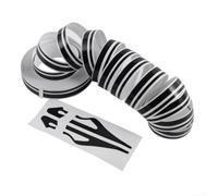 Double Line Car Stripe Tape 32ft Waterproof Vinyl(Black) | High-gloss finish, multiple colors, gold silver black white, fade resistant, long lasting hold