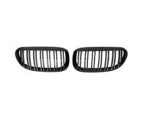 Double Line Front Grille Grills For BMW 6 Series M6 E63 E64 630i 650i Car Front Bumper Kidney Grill Gloss Black Double Slat Grille