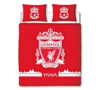 (Double) Liverpool FC Tone Duvet Cover and Pillowcase Set