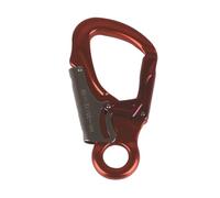 Double Locking Snap Hook Keychain Carabiner Clip for Caving Downhill Outdoor Red, 14x7.3cm