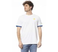 Double Logo Cotton T-shirt Short Sleeve - male - Invicta - T-Shirts - White - L - Tops L
