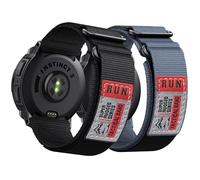 Double Loop Buckle Nylon Strap Compatible with Garmin Instinct 2/3/E Series 45mm cases - Fits for Garmin Instinct Standard/Solar/Tactical/Solar Tactical/Tide/Esports Band