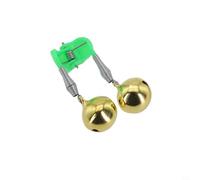 Double Loop Fishing Alarm with Integrated Spring Clip for Immediate Deployment on Mainline or Leader in Various Fishing Environments (clip-on big)