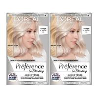 DOUBLE L'Oreal Paris Preference Le Blonding Acidic Toner, Platinum Ice