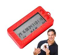 Double Lottery Picker - Random Selector Machine, Luckyy Number Draw Tool, Portable Manual Spin Decision Maker | Rolling Mechanism for fair chance selection in contests giveaways parties use