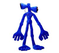 DOUBLE LUCKY Siren Head Plush Toys Limbs Movable Plush Toy Anime Doll Whistle Man Funny Doll，Plush Toys for Home Party Gift Birthday Gift (Klein Blue)