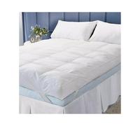 (Double) Luxury 5" (12.5cm) Extra Deep 100% Goose Feather & Down Mattress Topper Enhancer