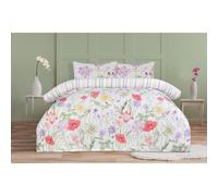 (Double) Luxury Reversible Wild Flowers Duvet Cover Set