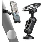 Double Magnetic Mobile Phone Holder, Magnetic Mobile Phone Holder | Strong Magnets, 360° Rotatable, Fitness Studio Mobile Phone Holder | Aluminum Alloy, Can Be Found On Me