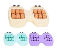 Double Massager - Double Massager for Foot Tool, Deep Tissue Stimulation, Magnetic Roller with Beaded, Reflexology Massage Device, Relaxing at Work Every Day Use 1.38 in