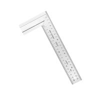 Double Measurement Aluminum Alloy Carpentry Square Suitable For Professional Builders Projects Construction Layouts Deformation Resistant Metal Square