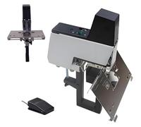 Double Mode Electric Stapler for Saddle and Flat Binding, Adjustable Pressure 1-9, with Pedal, Professional Machine for Typography and Office Magazines