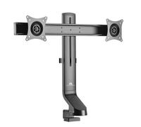 Double Monitor Holder Desk Mount 2 Screens 17'' - 27'' VESA Bracket Adjustable