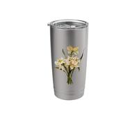 Double Narcissi Spring Flower Daffodil Bouquet Stainless Steel Insulated Tumbler