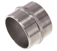 Double Nipple G3'' Stainless Steel Flat Seal 16bar (224.8psi) 92mm Hex