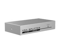 Double of Saver VGA Splitter 1 Input 2 Output 1080P 720P 150MHz Capacity Metal Case Reinforced Refrigeration Multiple Platform Rejection VGA Splitter