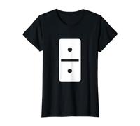 Double One Dominoes T-Shirt Halloween Costume Domino Game Value Graphic T-Shirt