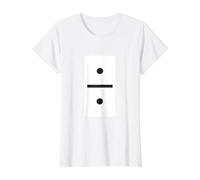 Double One Dominoes T-Shirt Halloween Costume Domino Game Value Graphic T-Shirt