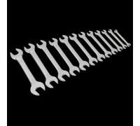 Sealey S0849 Double Open-End Spanner Set 12Pc Metric