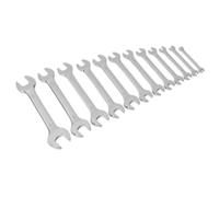 Double Open-End Spanner Set 12pc Metric - Sealey S0849 New