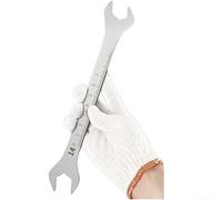 Double Open End Spanner, Thin Open End Wrench Engraved Size Markings Stainless Steel Double Ended Slim Spanner For Household Maintenance(B)