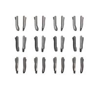 Double Open Zipper Repair Latch Kits, #3#5#8 Insert Pins for Jacket Coat Two-Way Separating Zippers (Metallic Black, 12 Pairs)