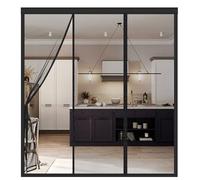 Double Opening Magnetic Screen, Heavy Duty Fly Door Screen Mesh 270(90/90/90) 240cm Fly Screens Doors Nets Patio Curtain Insect Mesh for Keeping Out Flies & Bug, Automatically Closes (Black)