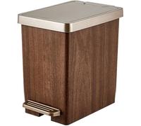 Double Opening Wooden Lid for Wheelie Bins - Versatile Storage Organizer for Kitchen, Bedroom, Living Room & Office - Stylish & Functional Waste Bin Cover