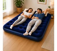 Double OR Single Airbed Inflatable Mattress Camping Blow Up Air Guest Bed Pump