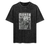 DOUBLE ORANGE Men's Fashion Antique Wash Shirt Manon Blackbeak Throne of Glass Sarah J Maas Rowan Whitethorn ACOTAR Unisex Antique Wash T-Shirts Black L
